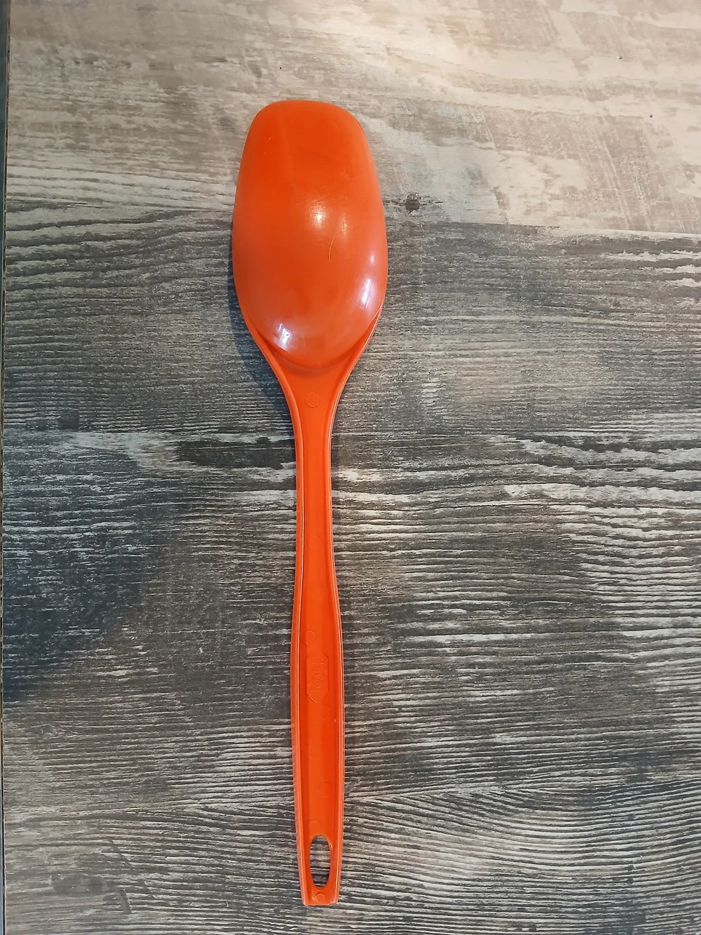 Vintage Foley Orange Serving Spoon Plastic Retro 70's Kitchen Cookware